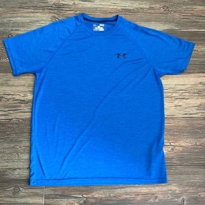 Blue Under Armour Short Sleeve Shirt